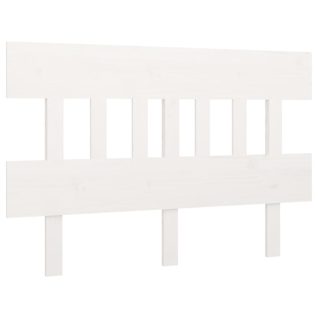 Tête de lit Blanc 163,5x3x81 cm Bois massif de pin - XIOS