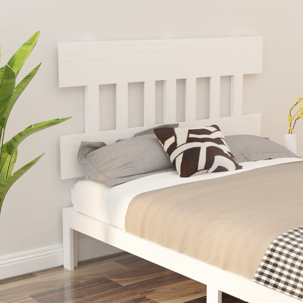 Tête de lit Blanc 163,5x3x81 cm Bois massif de pin - XIOS