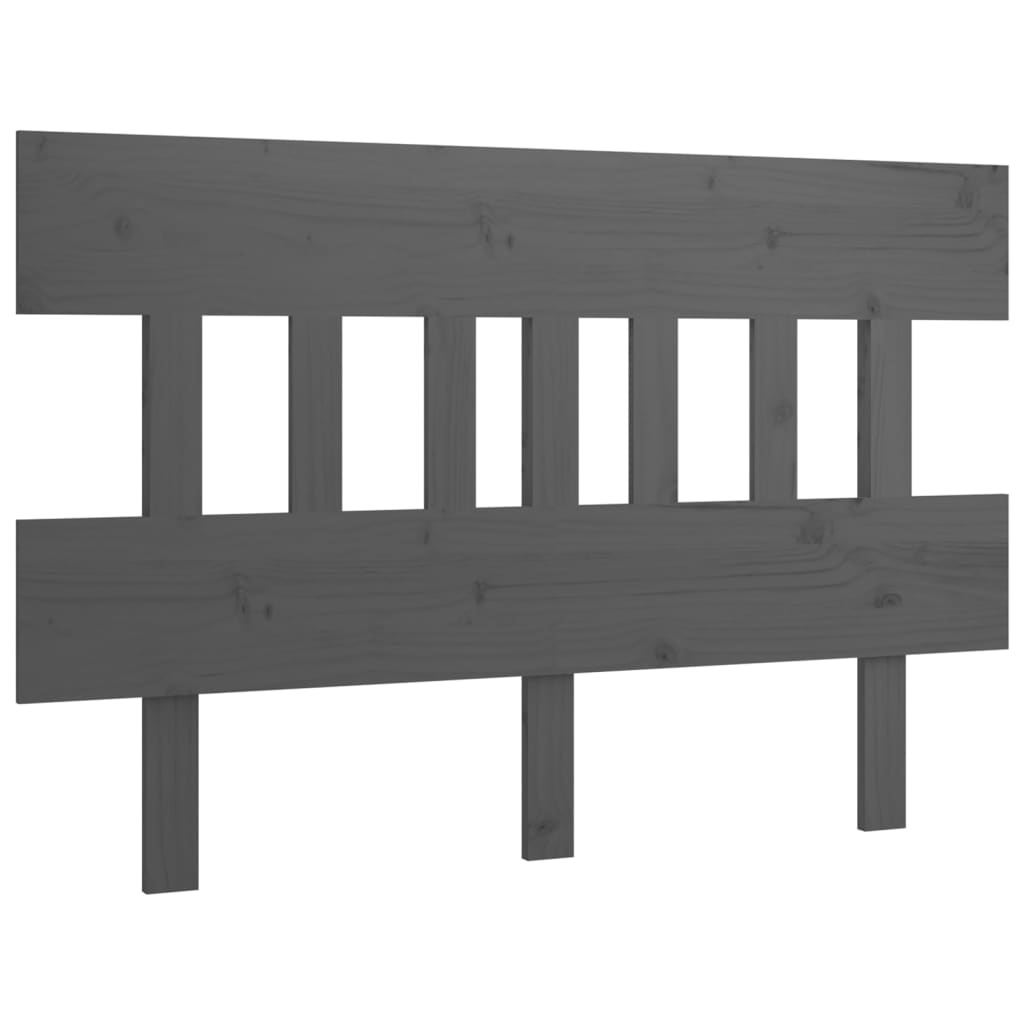 Tête de lit Gris 163,5x3x81 cm Bois massif de pin - XIOS