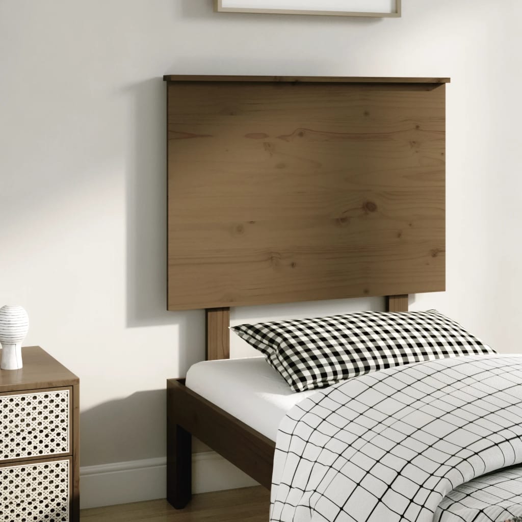 Tête de lit Marron miel 79x6x82,5 cm Bois massif de pin - XIOS