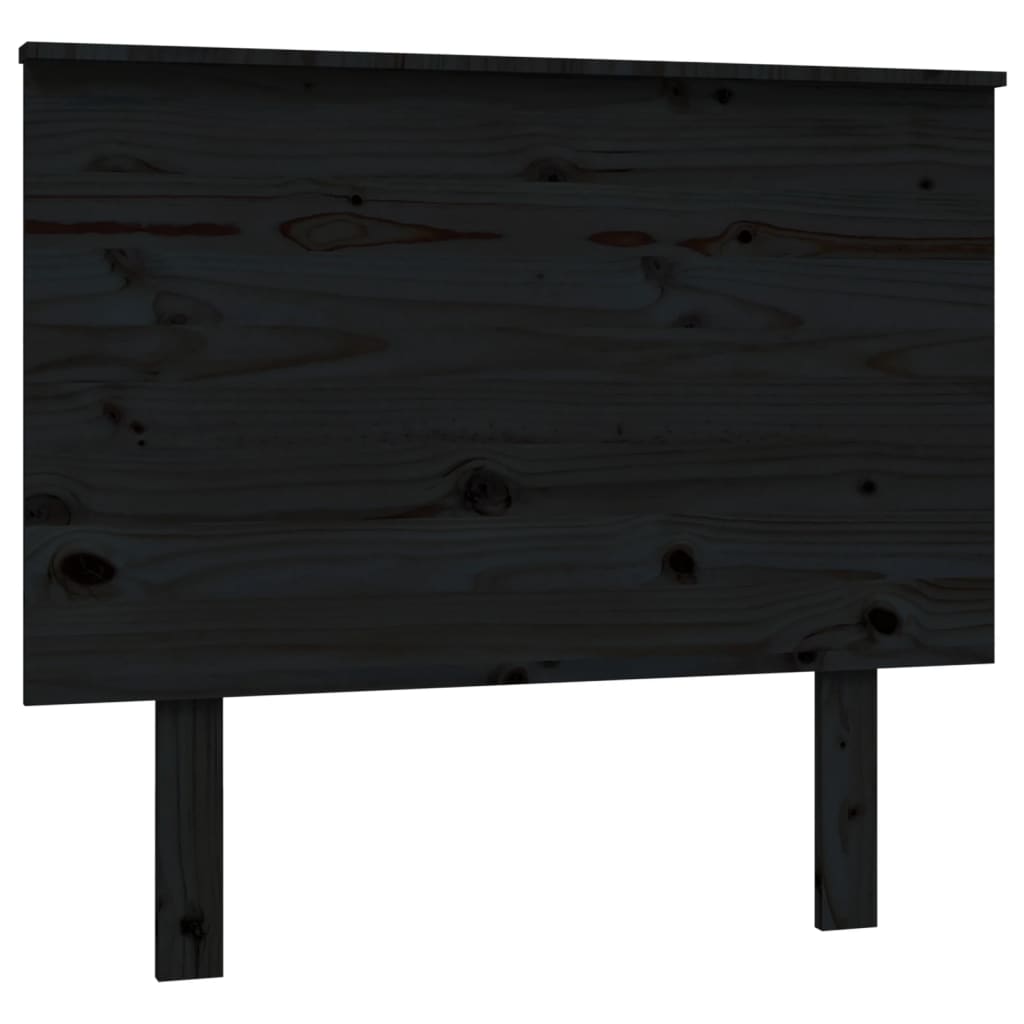 Tête de lit Noir 94x6x82,5 cm Bois massif de pin - XIOS