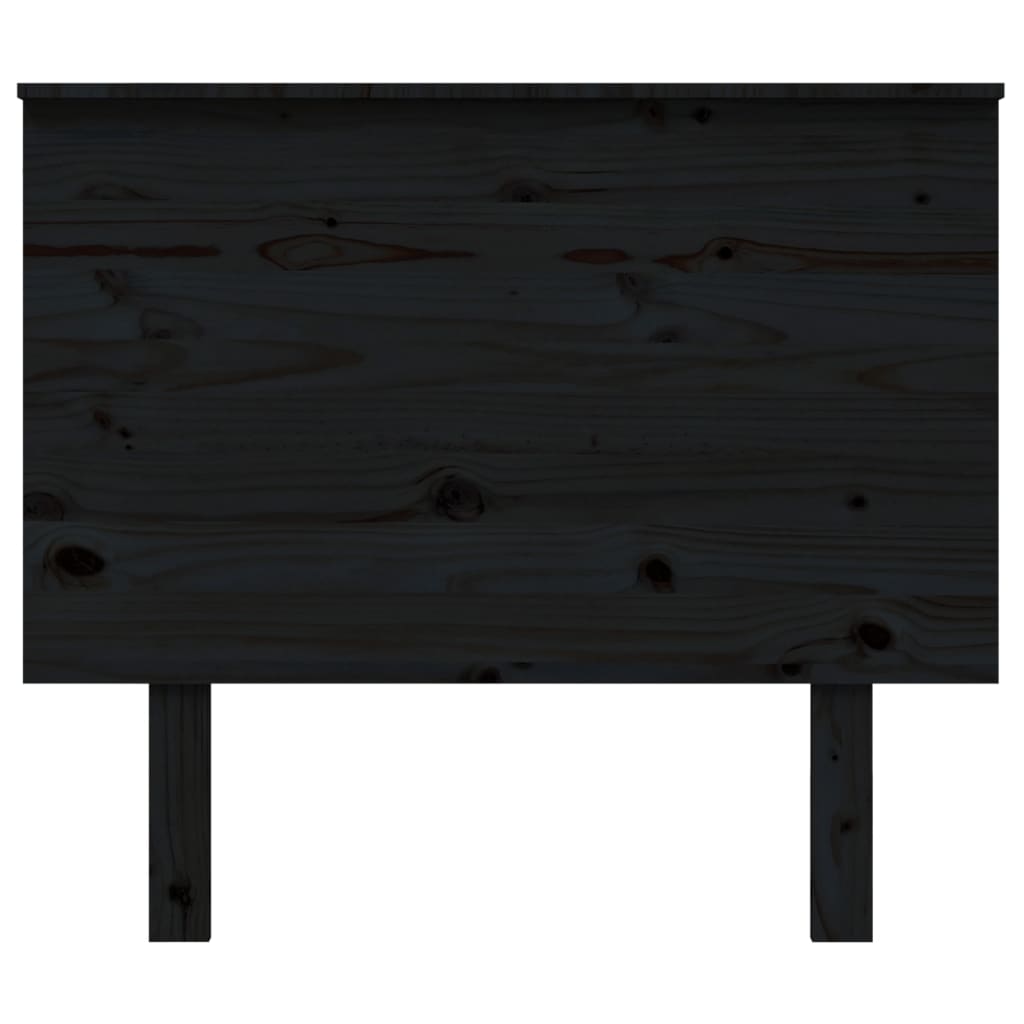 Tête de lit Noir 94x6x82,5 cm Bois massif de pin - XIOS