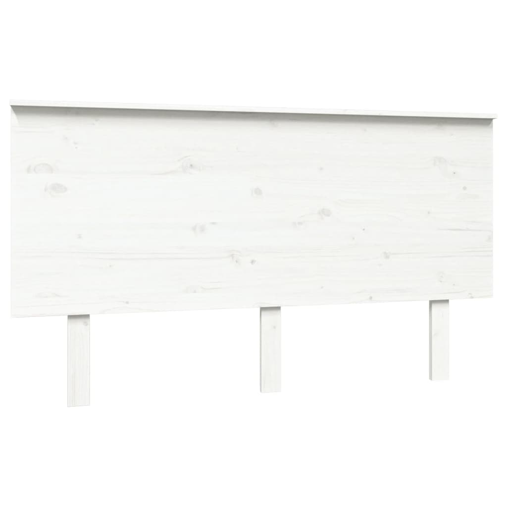 Tête de lit Blanc 144x6x82,5 cm Bois massif de pin - XIOS