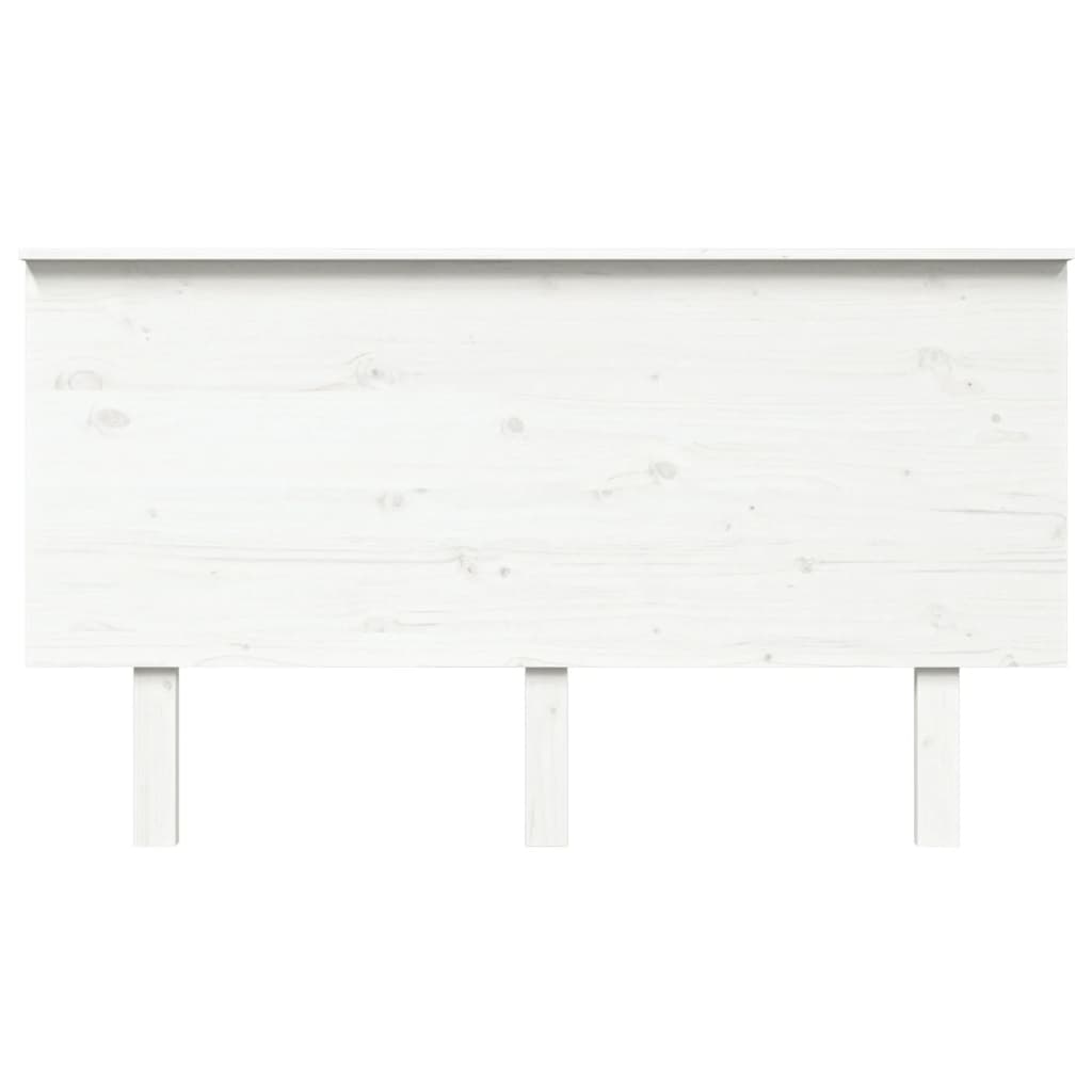 Tête de lit Blanc 144x6x82,5 cm Bois massif de pin - XIOS