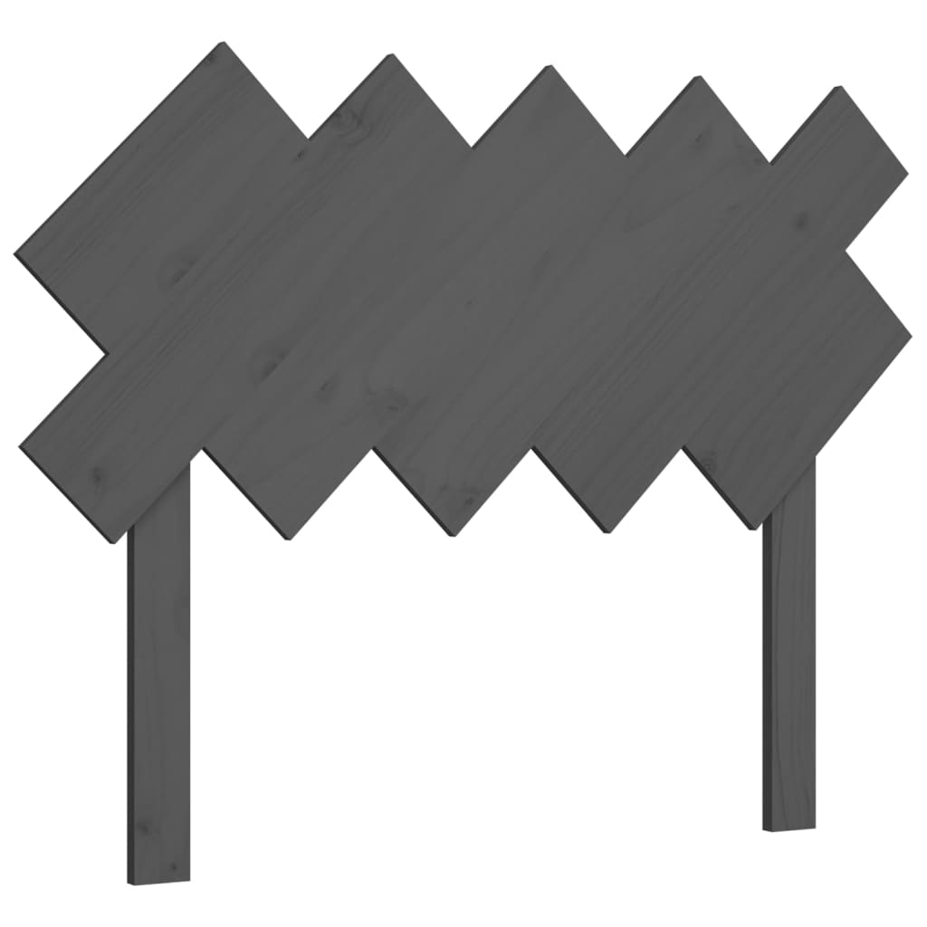 Tête de lit Gris 104x3x80,5 cm Bois massif de pin - XIOS
