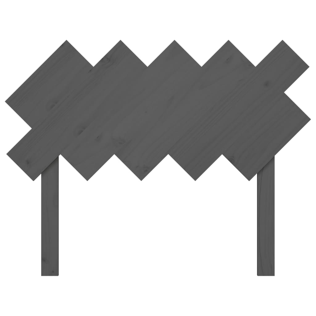 Tête de lit Gris 104x3x80,5 cm Bois massif de pin - XIOS