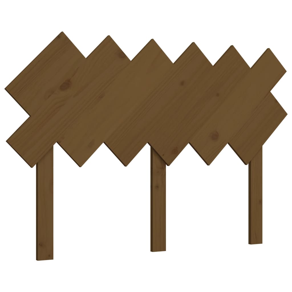 Tête de lit Marron miel 122,5x3x80,5 cm Bois massif de pin - XIOS