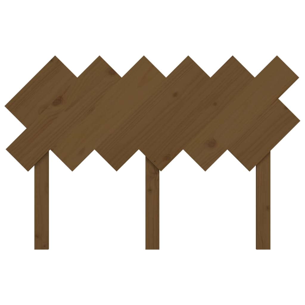 Tête de lit Marron miel 122,5x3x80,5 cm Bois massif de pin - XIOS