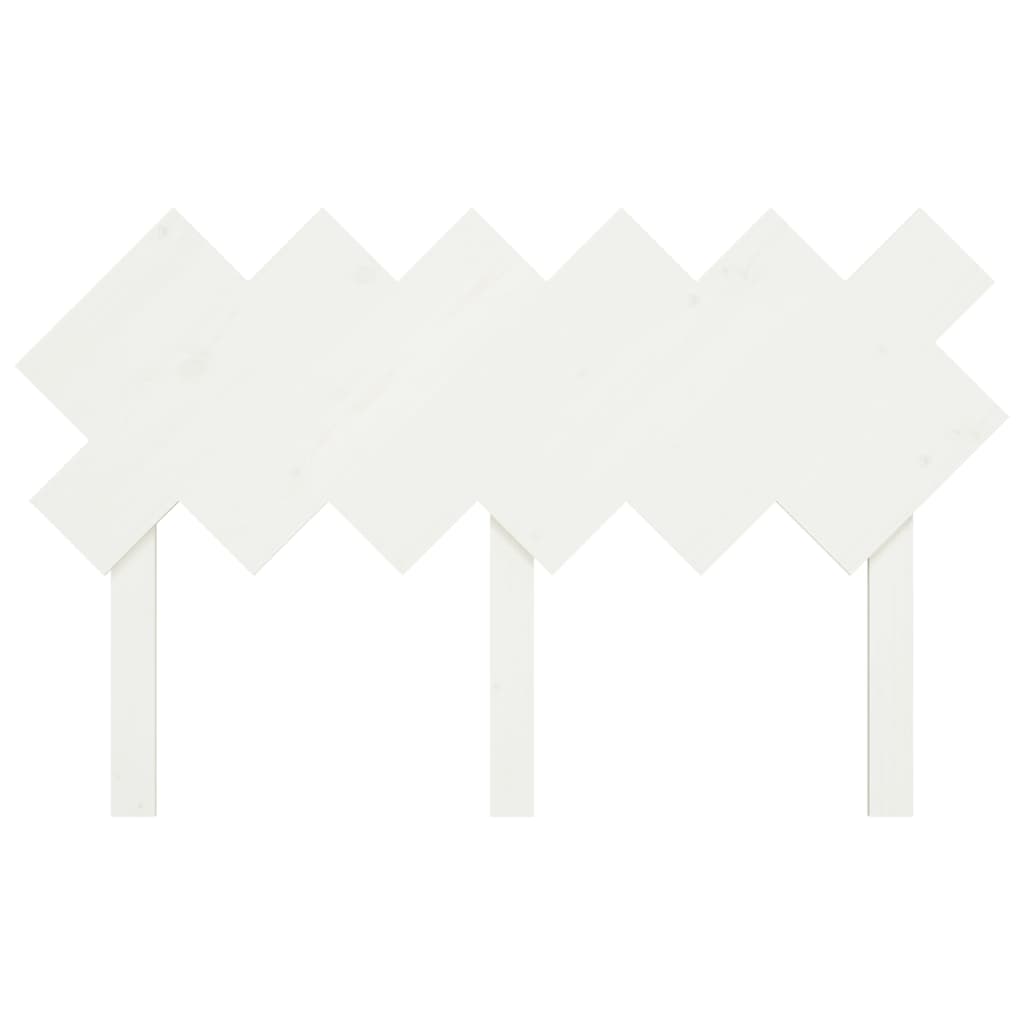 Tête de lit Blanc 132x3x81 cm Bois massif de pin - XIOS