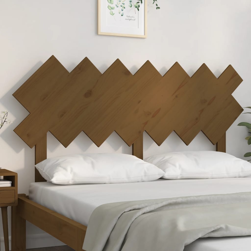 Tête de lit Marron miel 141x3x80,5 cm Bois massif de pin - XIOS