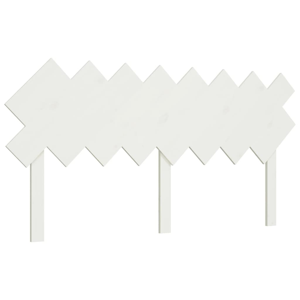 Tête de lit Blanc 159,5x3x80,5 cm Bois massif de pin - XIOS