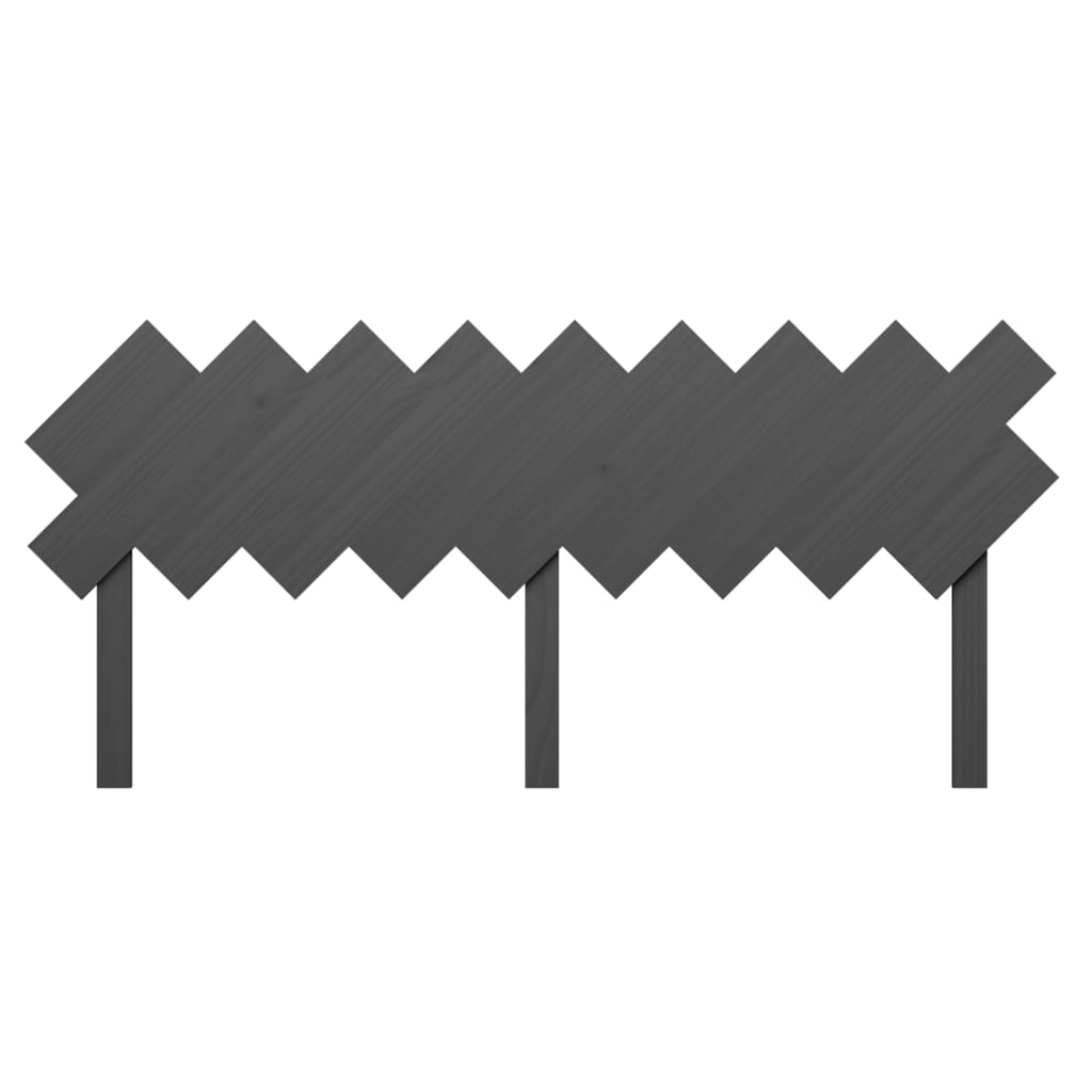 Tête de lit Gris 178x3x80,5 cm Bois massif de pin - XIOS
