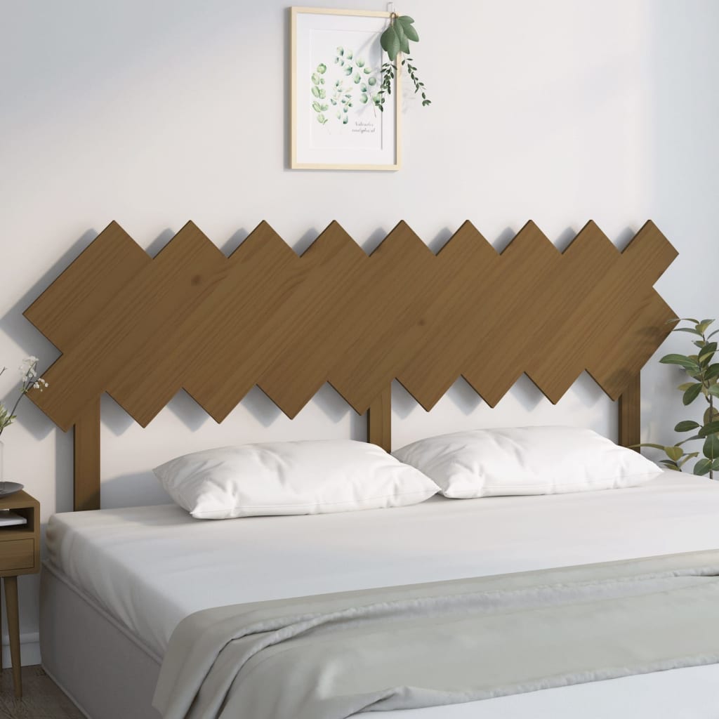 Tête de lit Marron miel 178x3x80,5 cm Bois massif de pin - XIOS