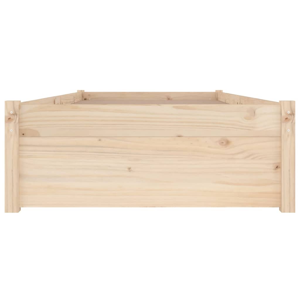 Cadre de lit sans matelas avec tiroirs 100x200 cm - XIOS