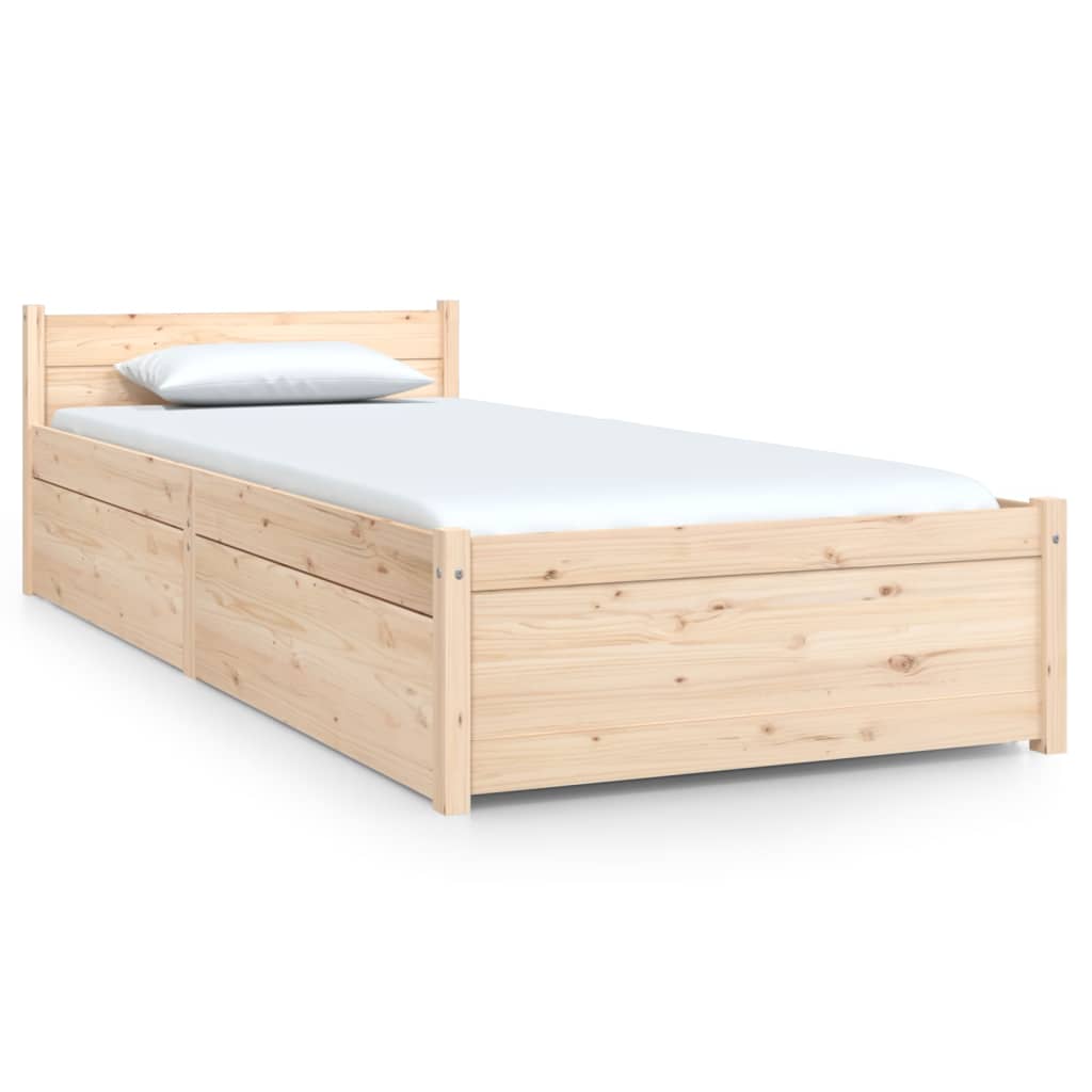 Cadre de lit sans matelas avec tiroirs - XIOS