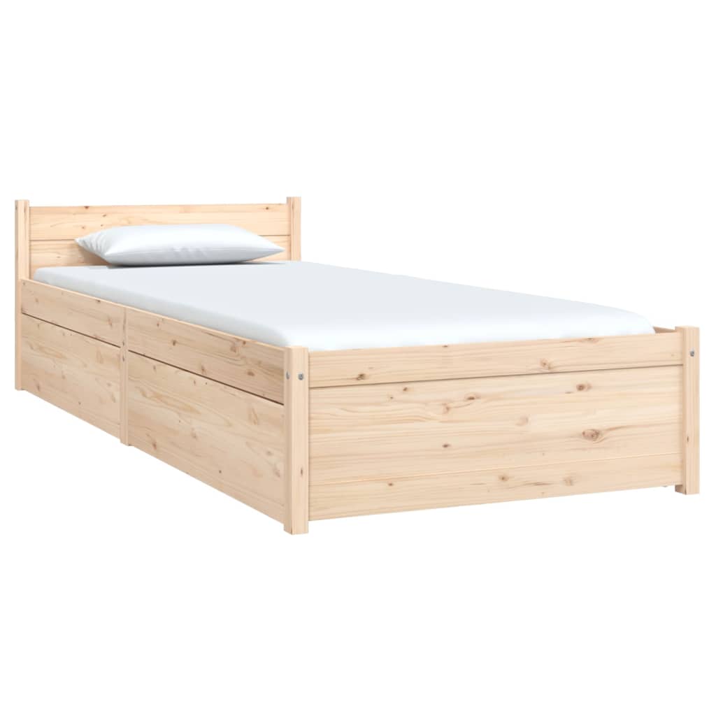Cadre de lit sans matelas avec tiroirs - XIOS