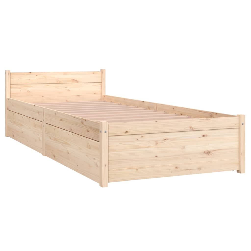 Cadre de lit sans matelas avec tiroirs - XIOS