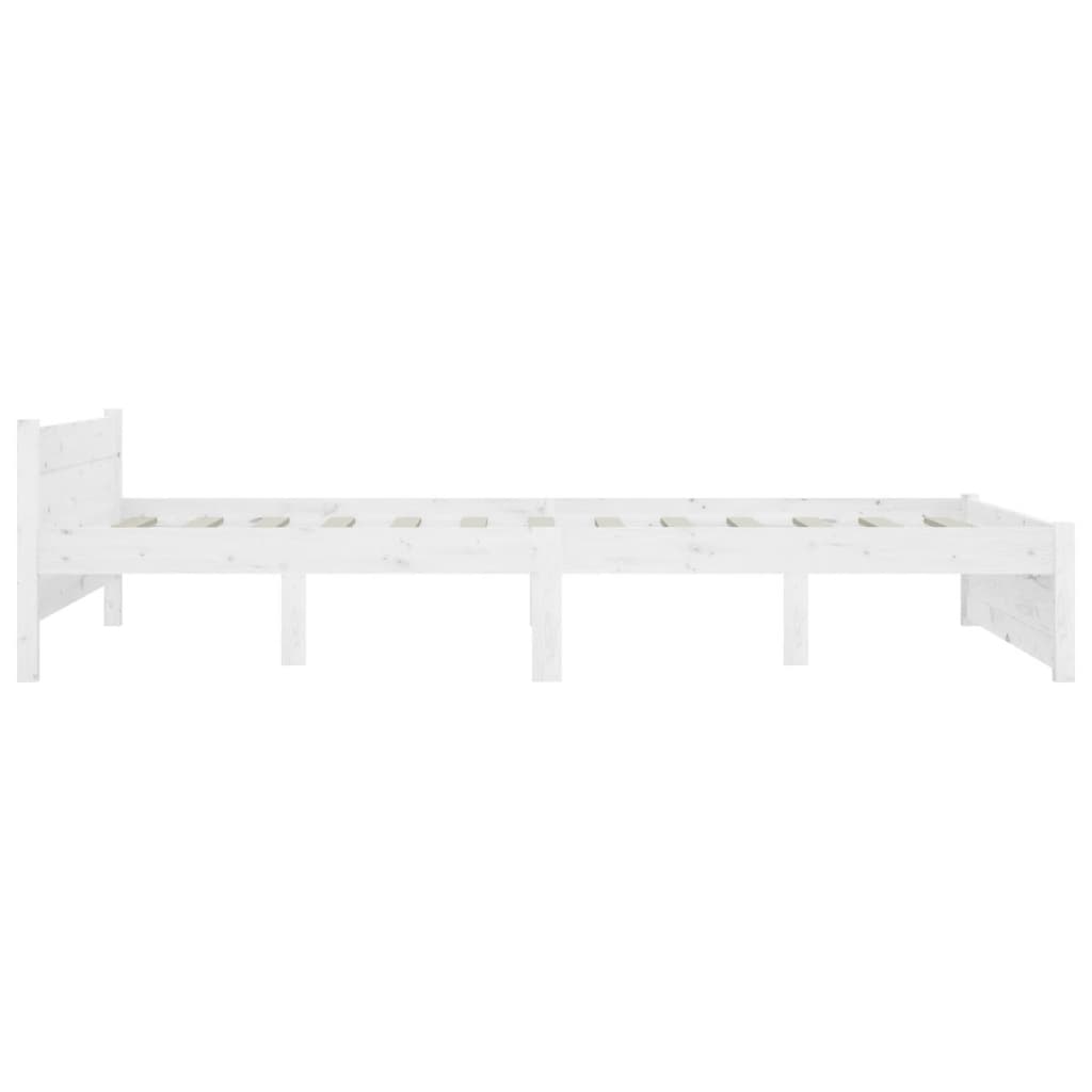 Cadre de lit sans matelas avec tiroirs blanc - XIOS