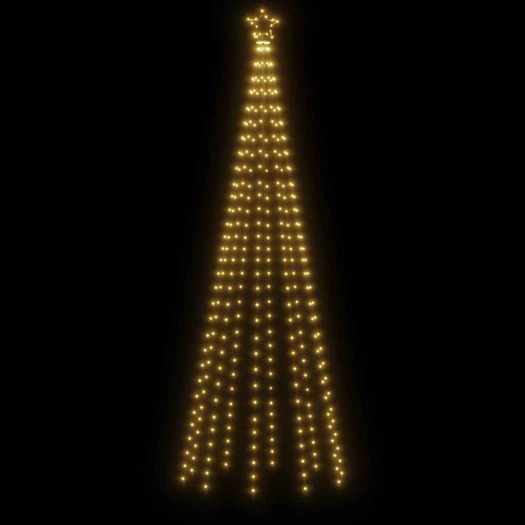 Arbre de Noël cône 310 LED Blanc chaud 100x300 cm - XIOS