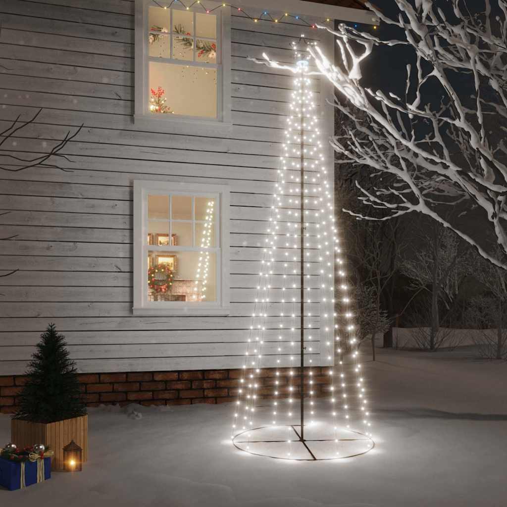 Arbre de Noël cône 310 LED Blanc froid 100x300 cm - XIOS