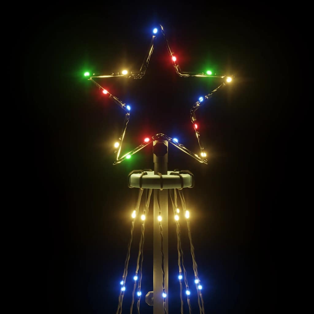 Arbre de Noël cône 310 LED Colorées 100x300 cm - XIOS