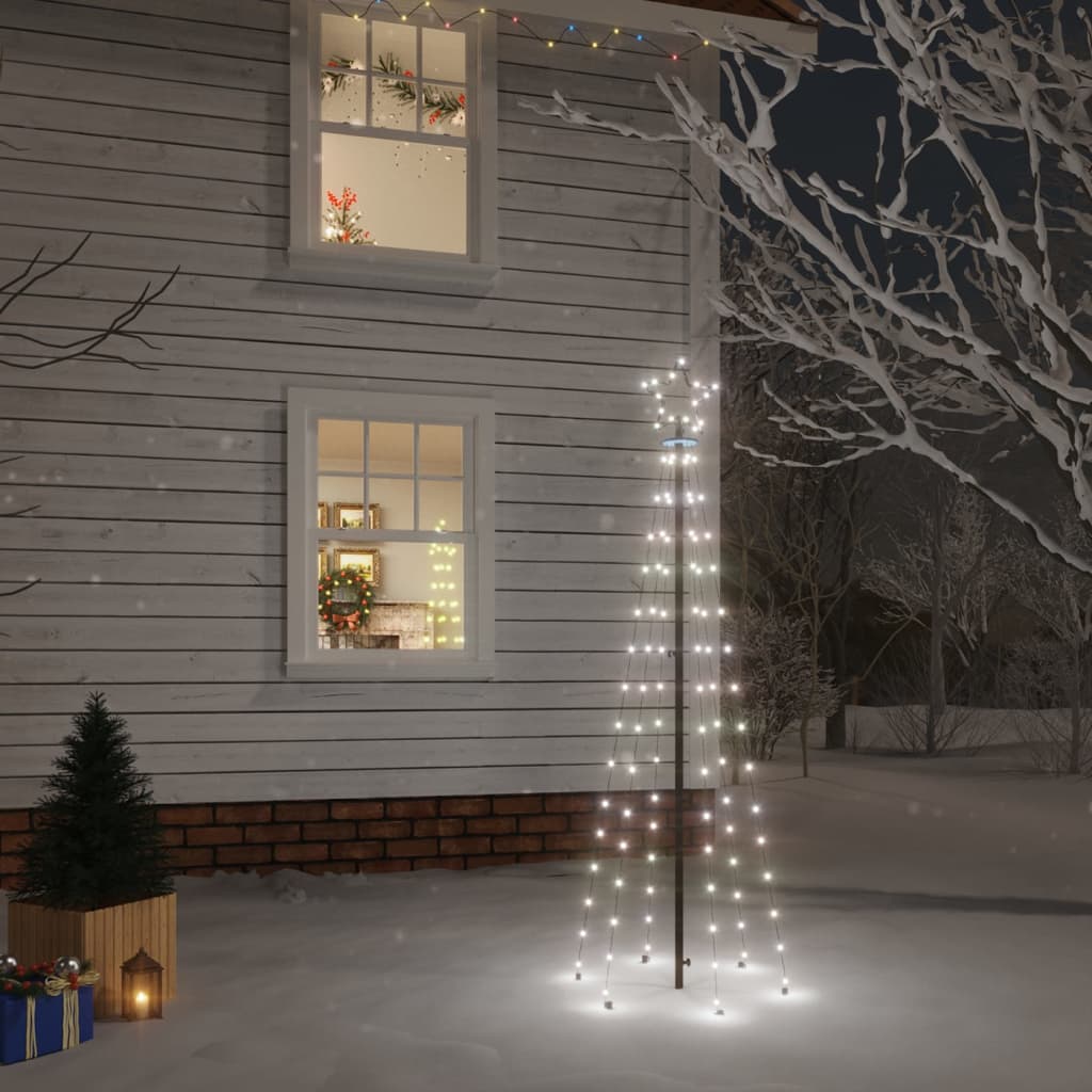 Sapin de Noël avec piquet Blanc froid 108 LED 180 cm - XIOS