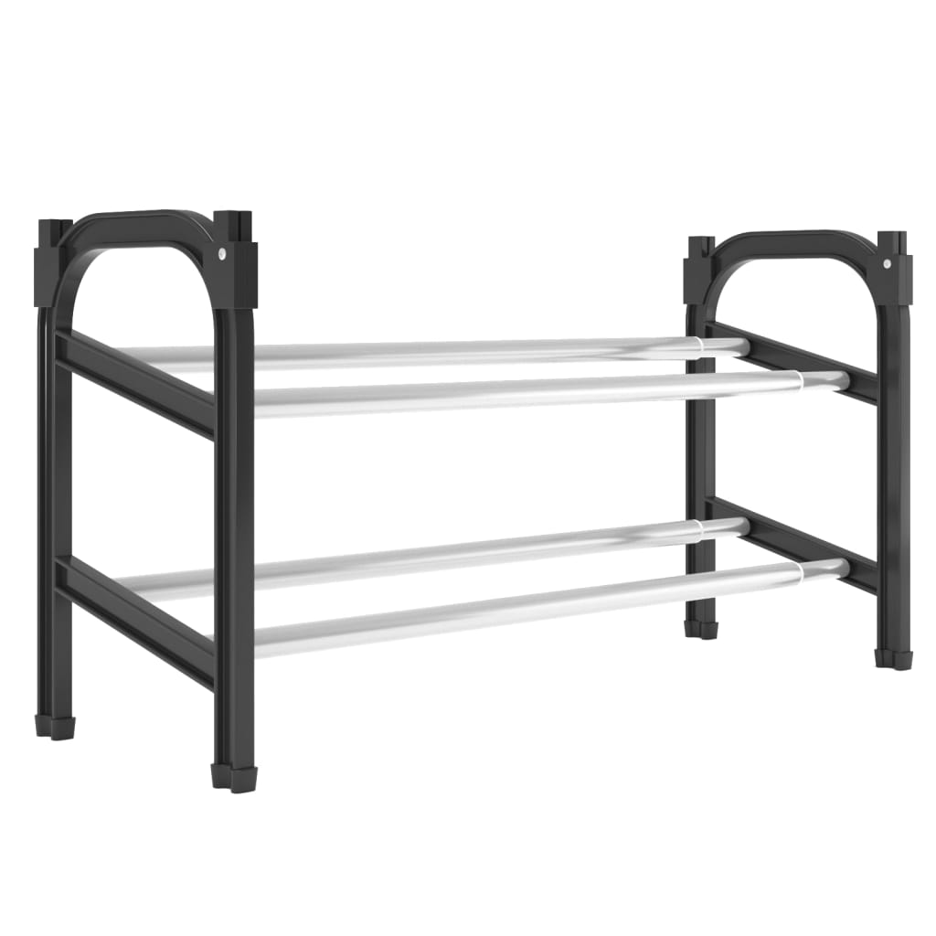 Meuble à chaussures extensible avec 2 étagères 119x24x37 cm - XIOS