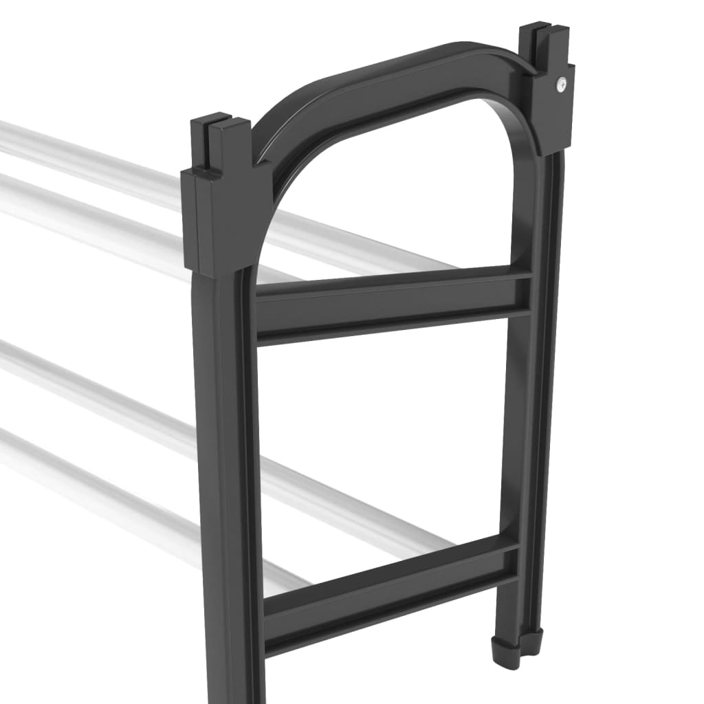 Meuble à chaussures extensible avec 2 étagères 119x24x37 cm - XIOS