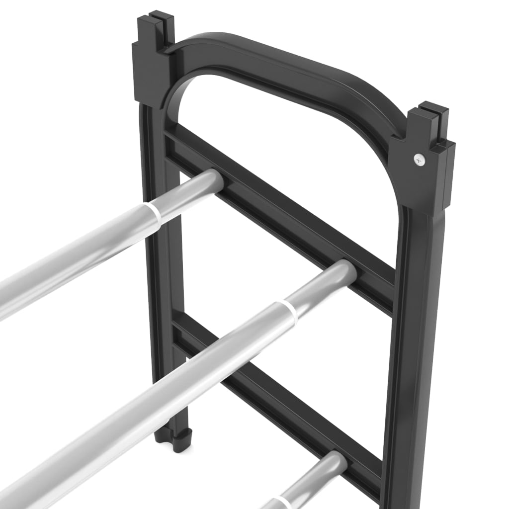 Meuble à chaussures extensible avec 2 étagères 119x24x37 cm - XIOS