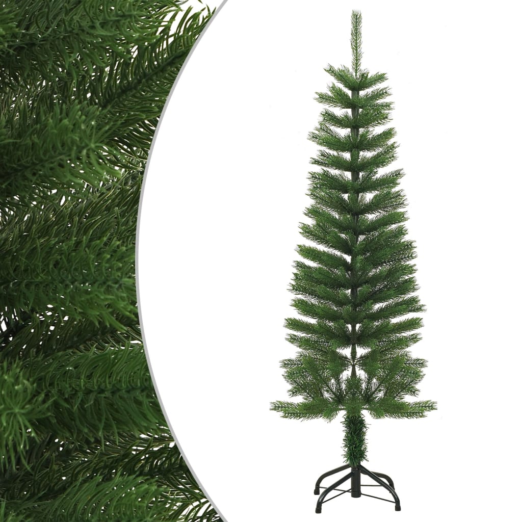 Sapin de Noël artificiel mince avec support 120 cm PE - XIOS