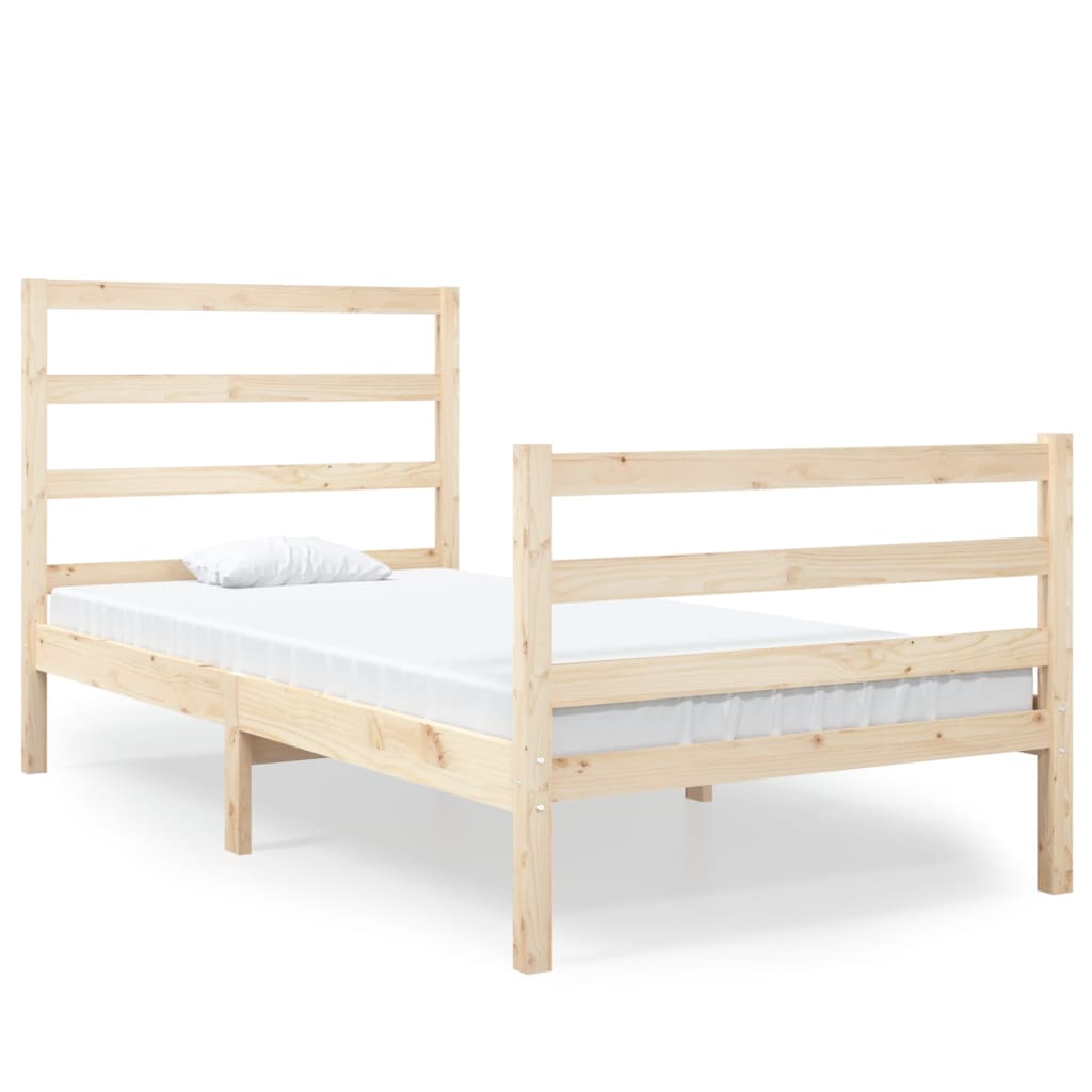 Cadre de lit sans matelas bois massif - XIOS