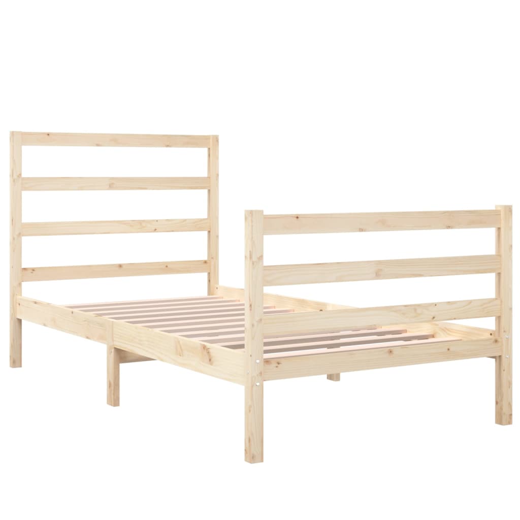 Cadre de lit sans matelas bois massif - XIOS