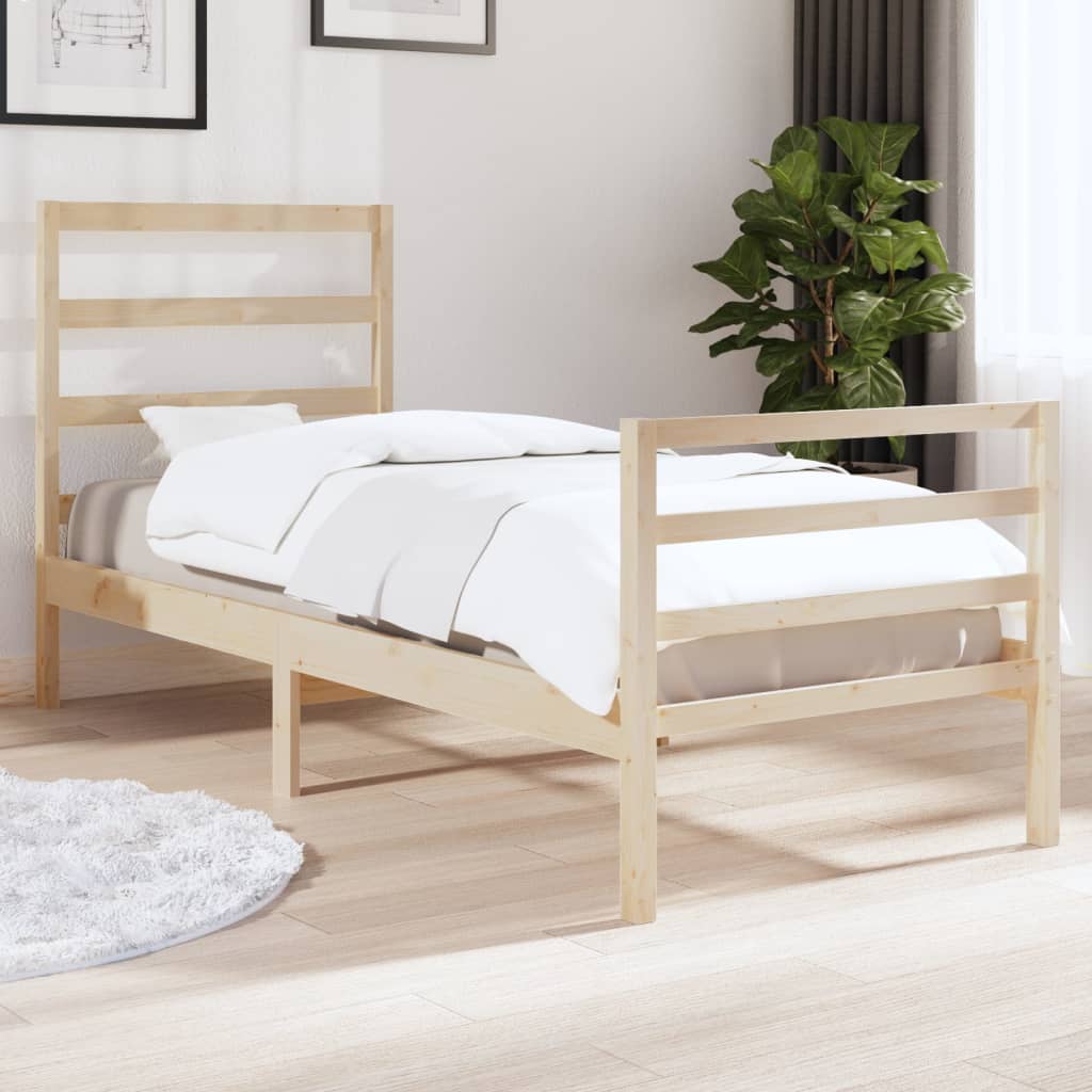 Cadre de lit sans matelas bois massif - XIOS