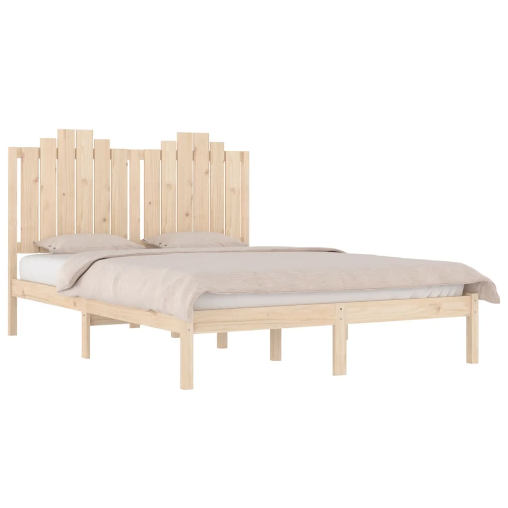 Cadre de lit Bois de pin massif 140x200 cm - XIOS