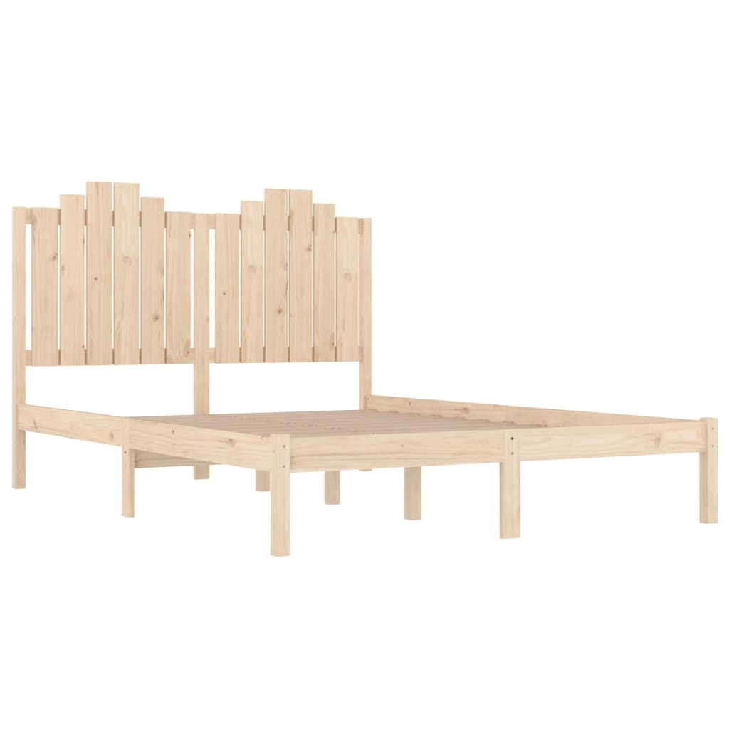 Cadre de lit Bois de pin massif 200x200 cm - XIOS