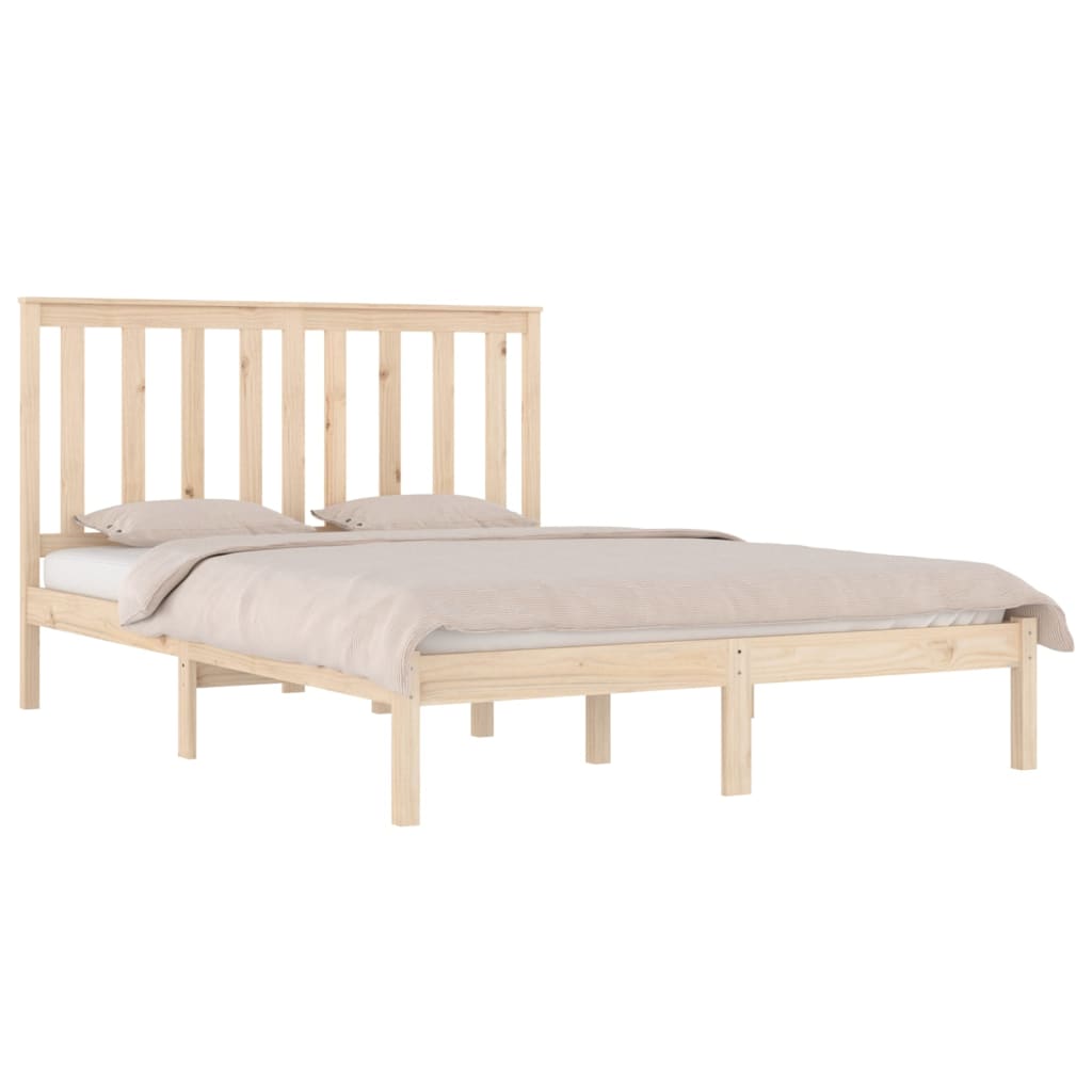Cadre de lit sans matelas bois massif - XIOS