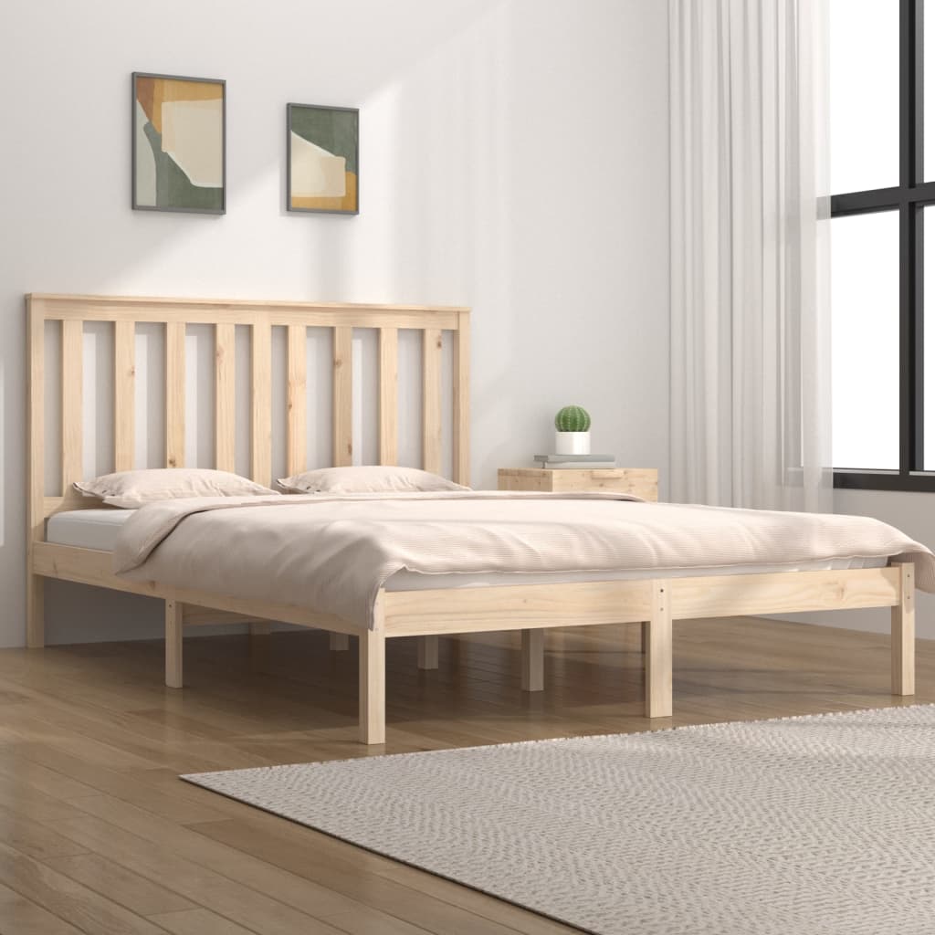 Cadre de lit sans matelas bois massif - XIOS