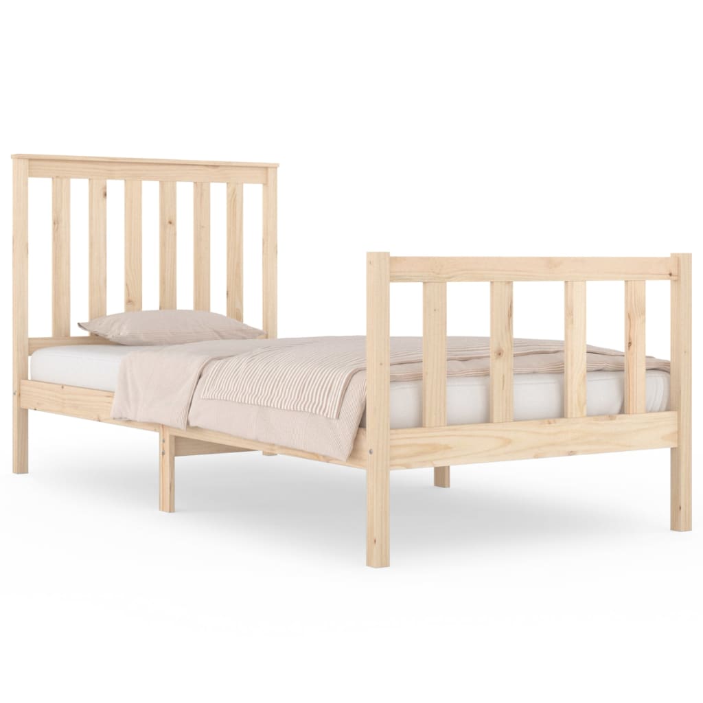 Cadre de lit sans matelas bois massif - XIOS
