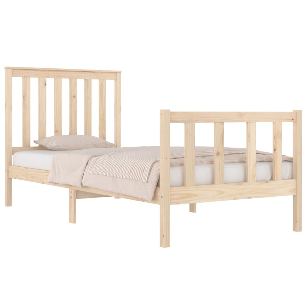Cadre de lit sans matelas bois massif - XIOS