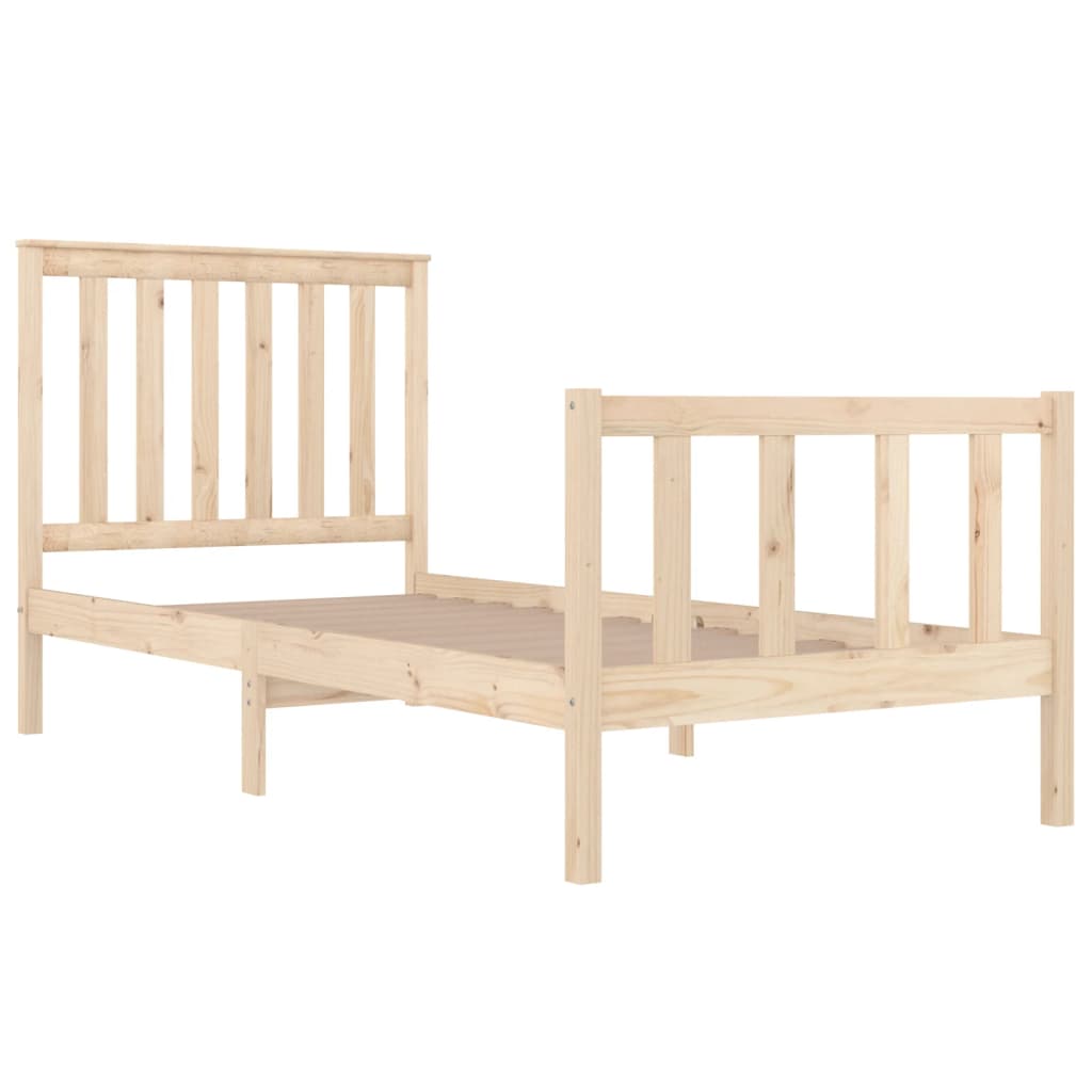 Cadre de lit sans matelas bois massif - XIOS