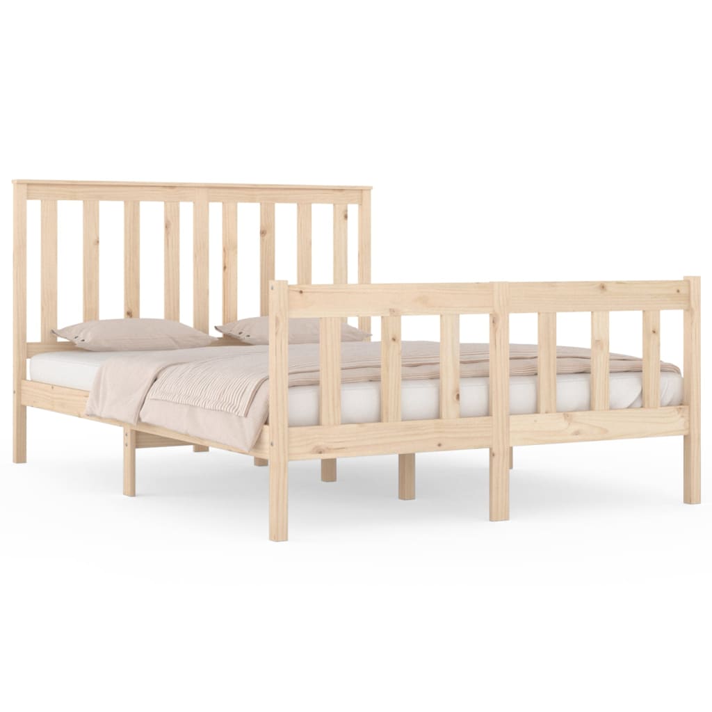 Cadre de lit sans matelas bois massif - XIOS