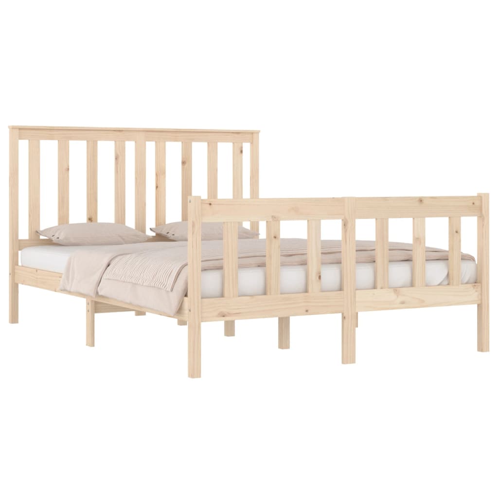 Cadre de lit sans matelas bois massif - XIOS