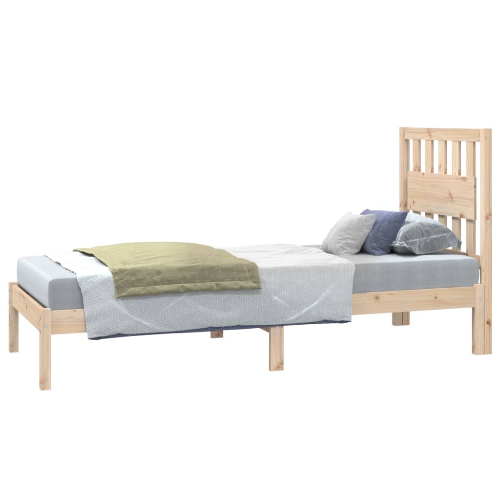 Cadre de lit sans matelas bois massif - XIOS