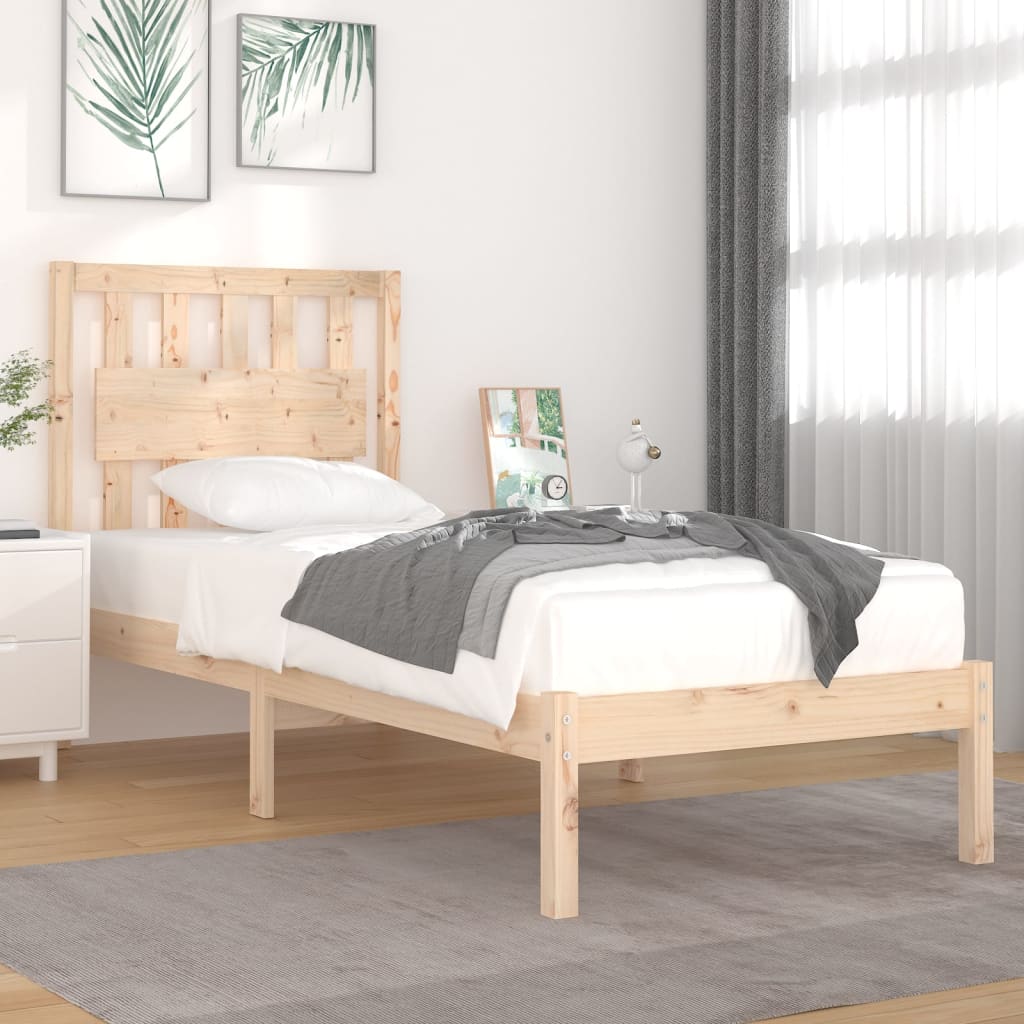 Cadre de lit sans matelas bois massif - XIOS