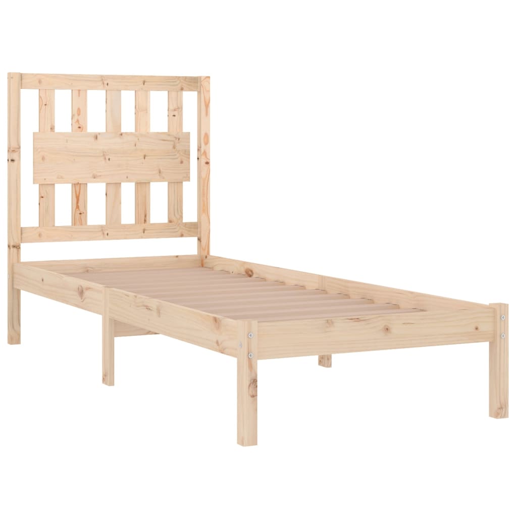 Cadre de lit sans matelas bois massif 100x200 cm - XIOS