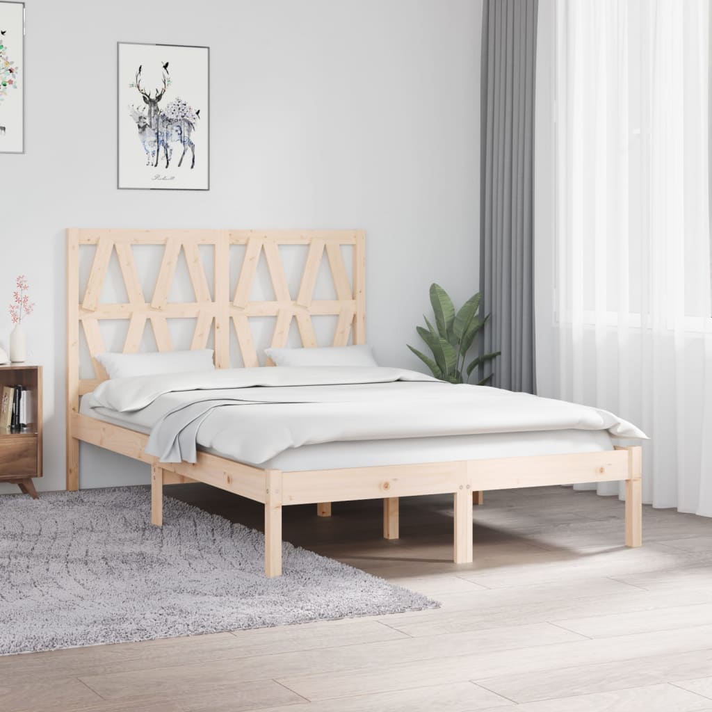 Cadre de lit sans matelas bois massif - XIOS
