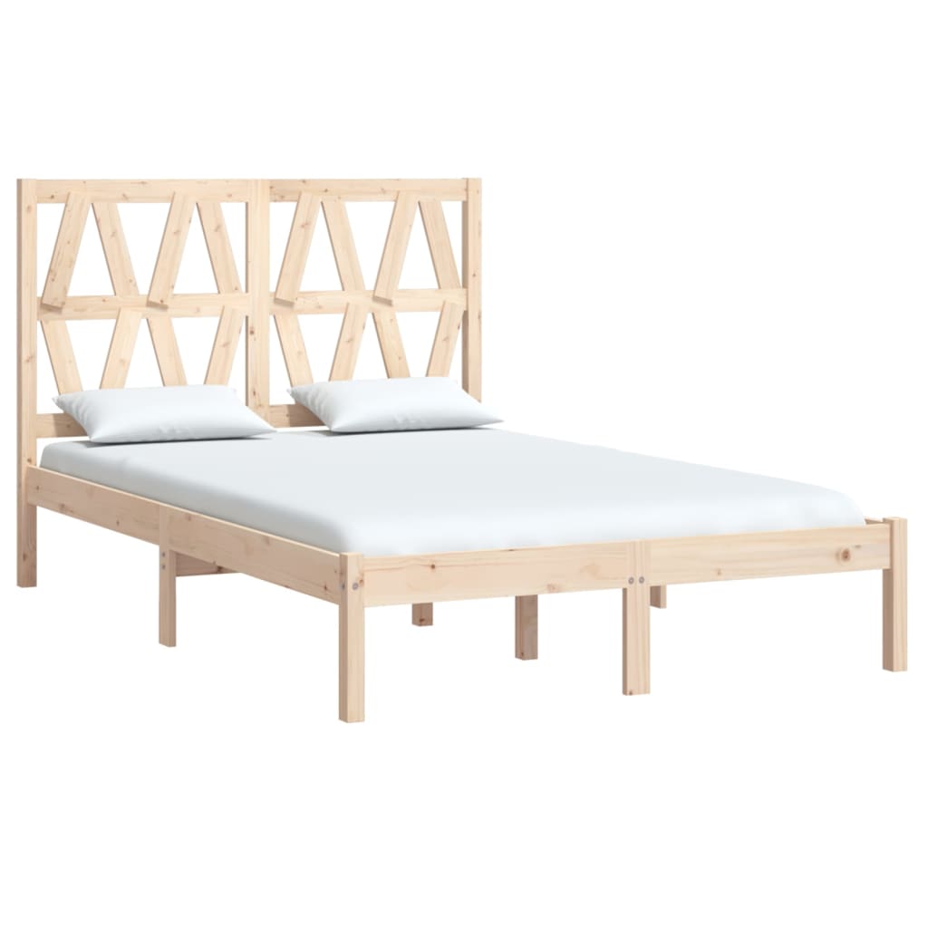 Cadre de lit Bois de pin massif 140x190 cm - XIOS
