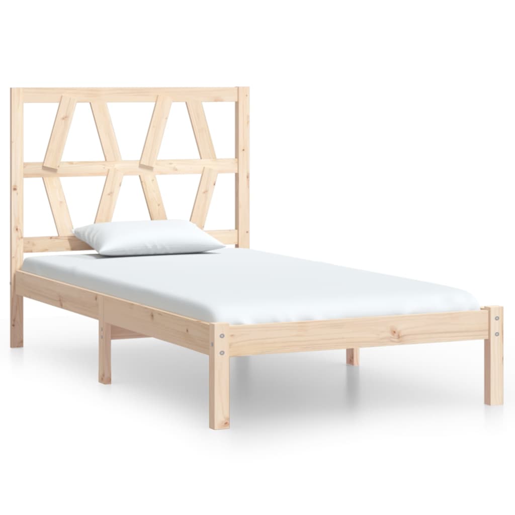 Cadre de lit sans matelas bois massif 100x200 cm - XIOS