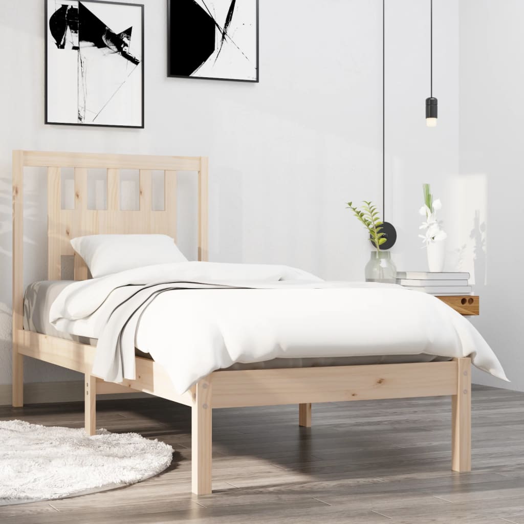 Cadre de lit sans matelas bois massif - XIOS