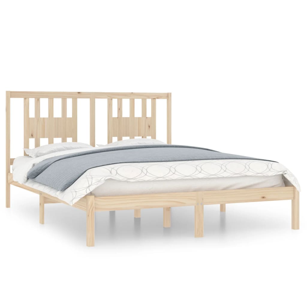 Cadre de lit Bois de pin massif 160x200 cm - XIOS